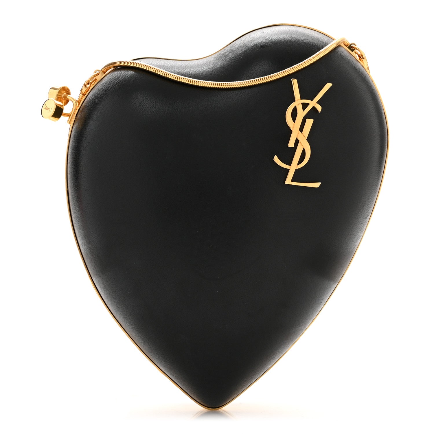 Saint Laurent Calfskin Monogram Love Box Bag Black 1 of 10