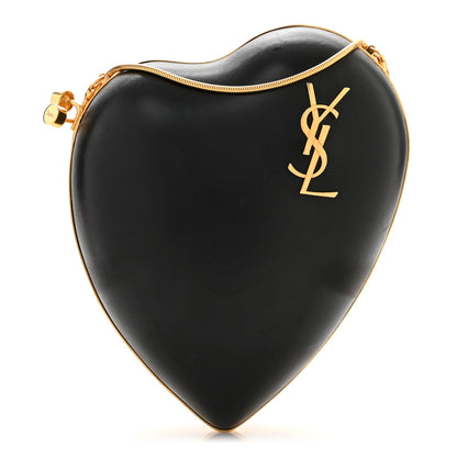 Saint Laurent Calfskin Monogram Love Box Bag Black 1 of 10