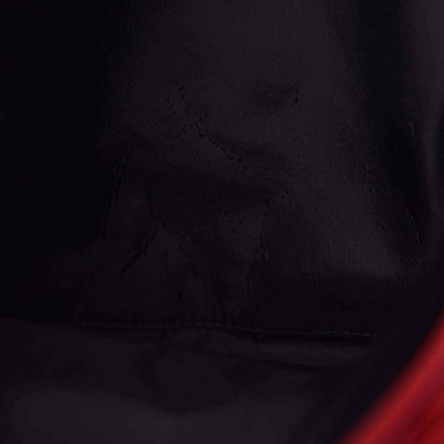 Sport Nylon Logo Embroidered S Wheel Backpack Bright Red Black