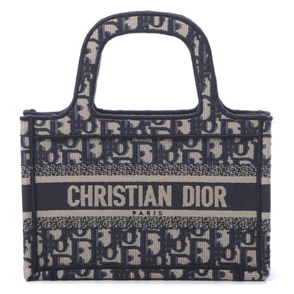 Christian Dior Oblique Mini Book Tote Blue Multicolor 1 of 11
