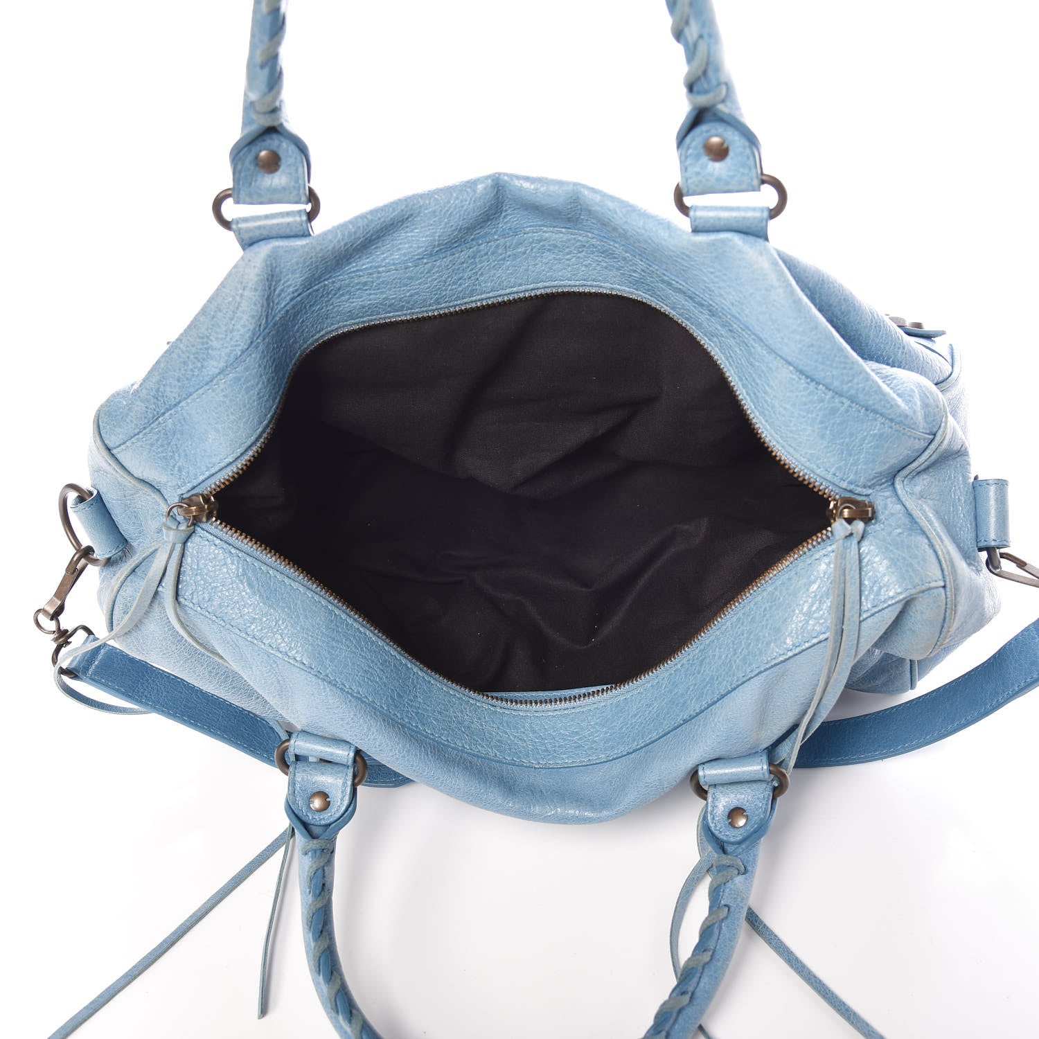 Balenciaga Agneau Classic Hardware Motocross Twiggy Bleu Indigo 6 of 11