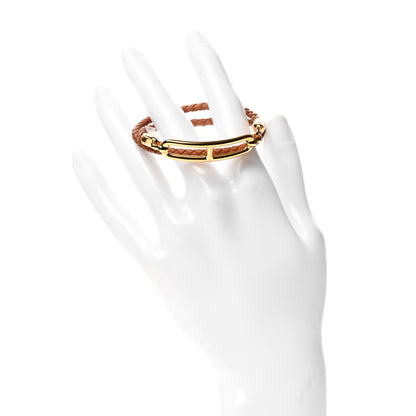 Hermes Swift Roulis Double Tour Bracelet T1 Gold 2 of 5