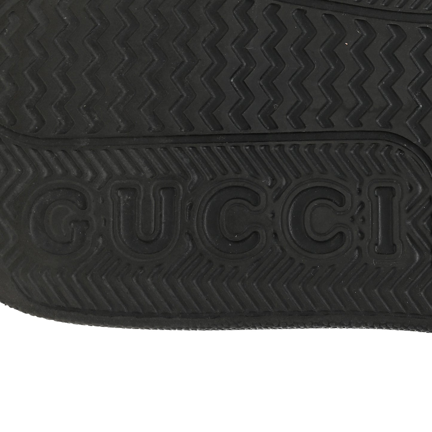 Calfskin GG Tennis Embossed Perforated Mens Interlocking G 55mm Sneakers 8.5 Black White