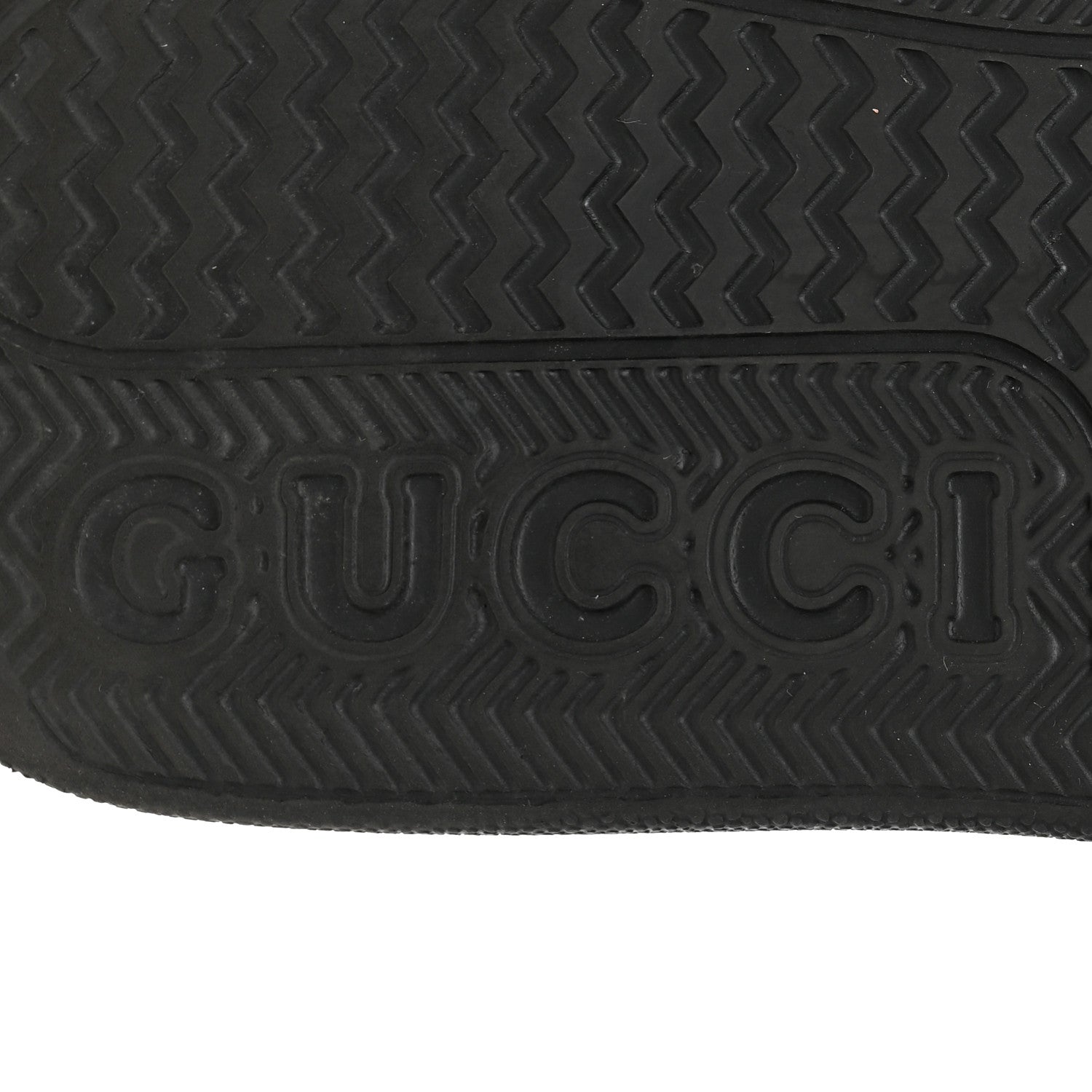 Gucci Calfskin GG Tennis Embossed Perforated Mens Interlocking G 55mm Sneakers 8.5 Black White 7 of 10