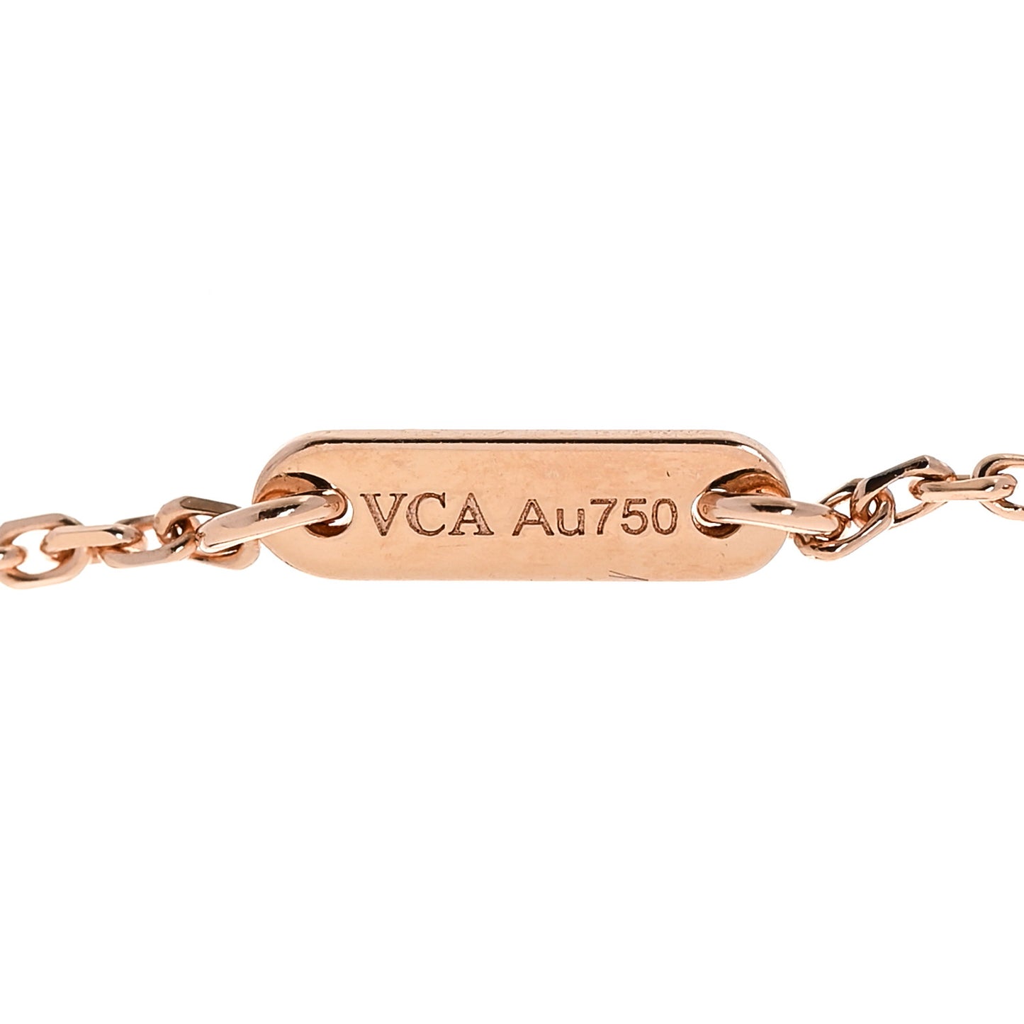 18K Rose Gold Carnelian Sweet Alhambra Heart Bracelet