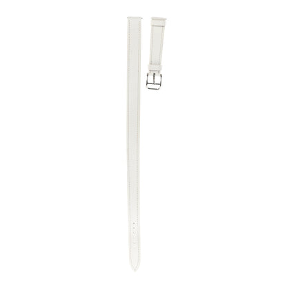 Hermes Epsom Heure H Hour Watch PM Double Tour Strap White 1 of 6