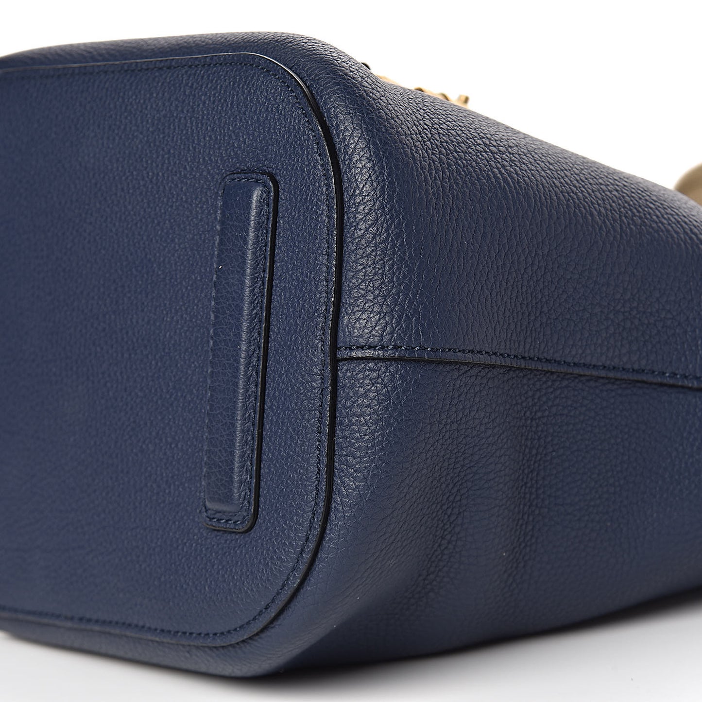 Soft Grained Calfskin Small Jackie Bucket Bag Classic Blue Marine