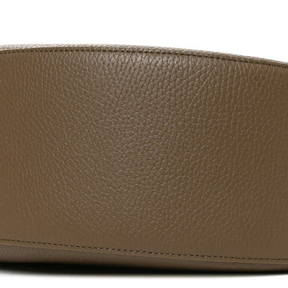 Chanel Grained Calfskin Maxi Hobo Dark Khaki 10 of 10