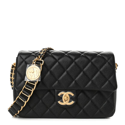 Chanel Caviar Quilted Chain Soul Flap Black 1 of 9