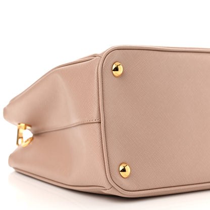 Prada Saffiano Small Galleria Double Zip Tote Cammeo 9 of 10