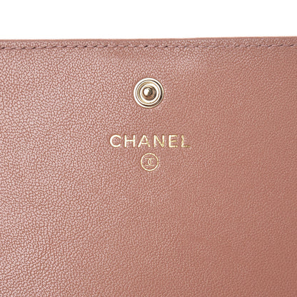 Chanel Sheepskin Quilted Mademoiselle Vintage Flap Wallet Pink 6 of 10
