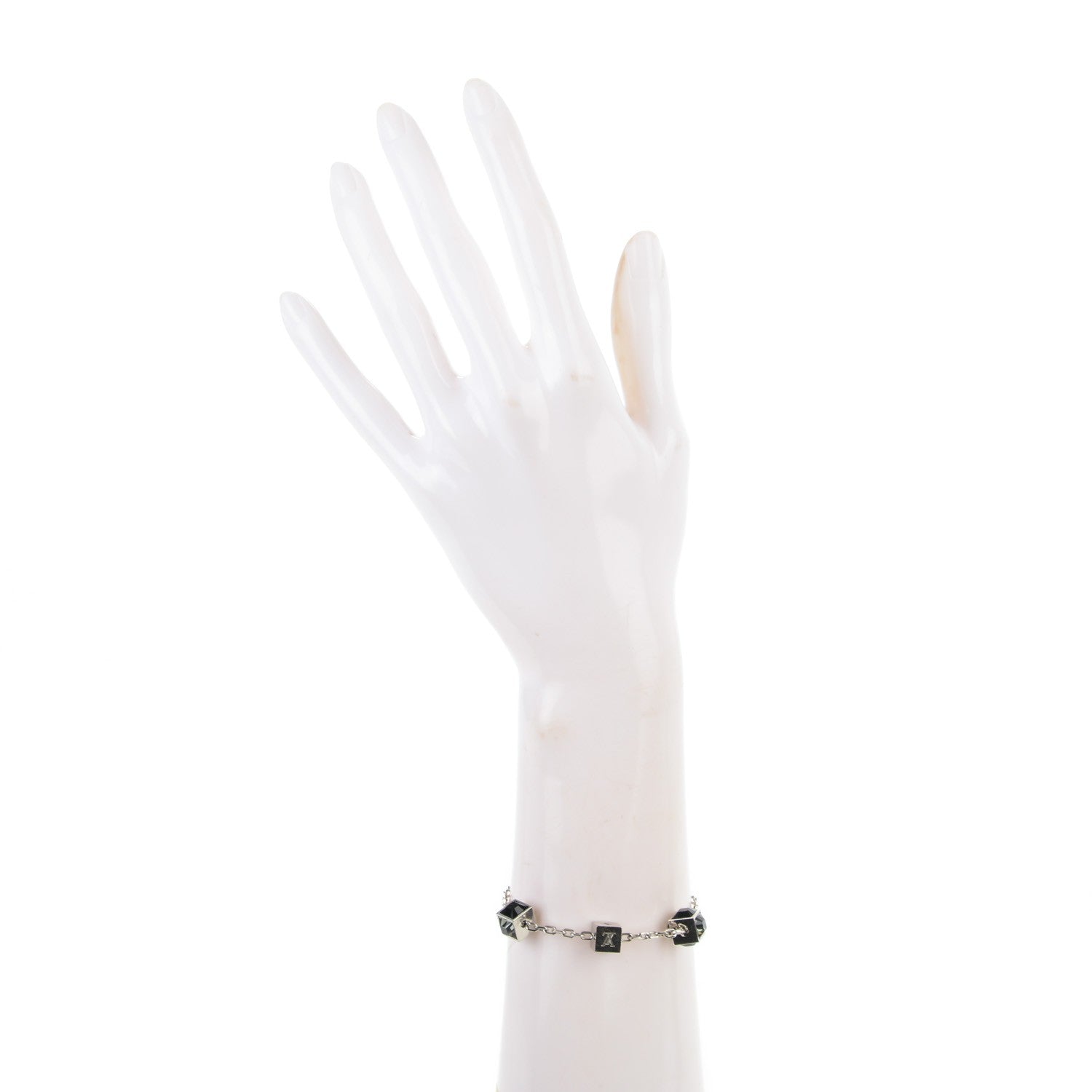Louis Vuitton Swarovski Gamble Bracelet Silver 2 of 5
