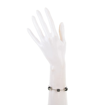 Louis Vuitton Swarovski Gamble Bracelet Silver 2 of 5
