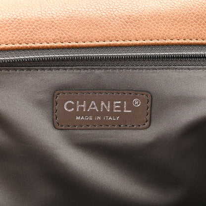 Chanel Caviar Quilted Coco Casual Flap Light Brown 5 of 9
