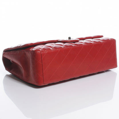 Chanel Lambskin Jumbo Single Flap Red 4 of 8