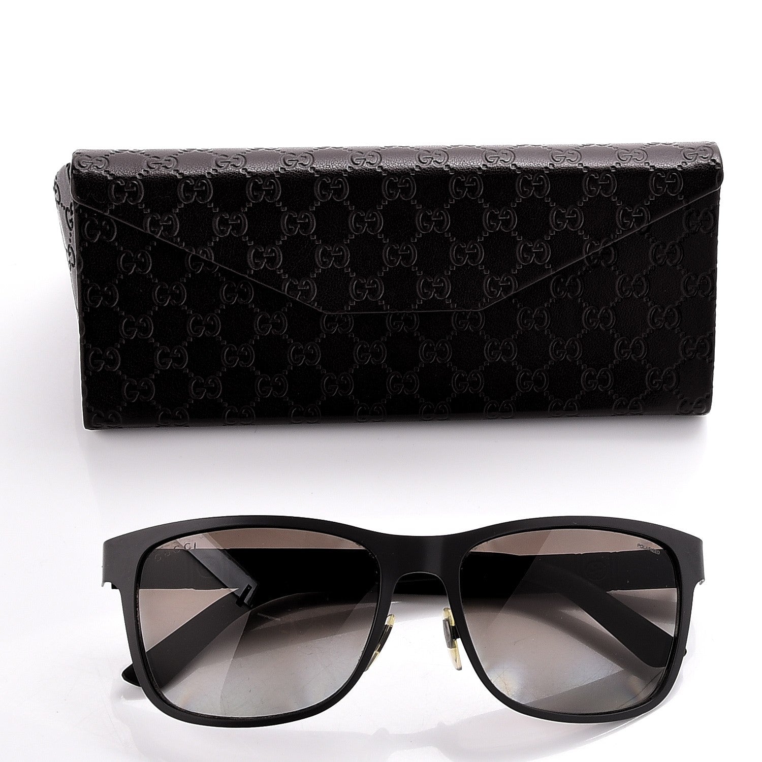 Gucci Polarized Web Sunglasses GG2247/S Matte Black 8 of 8