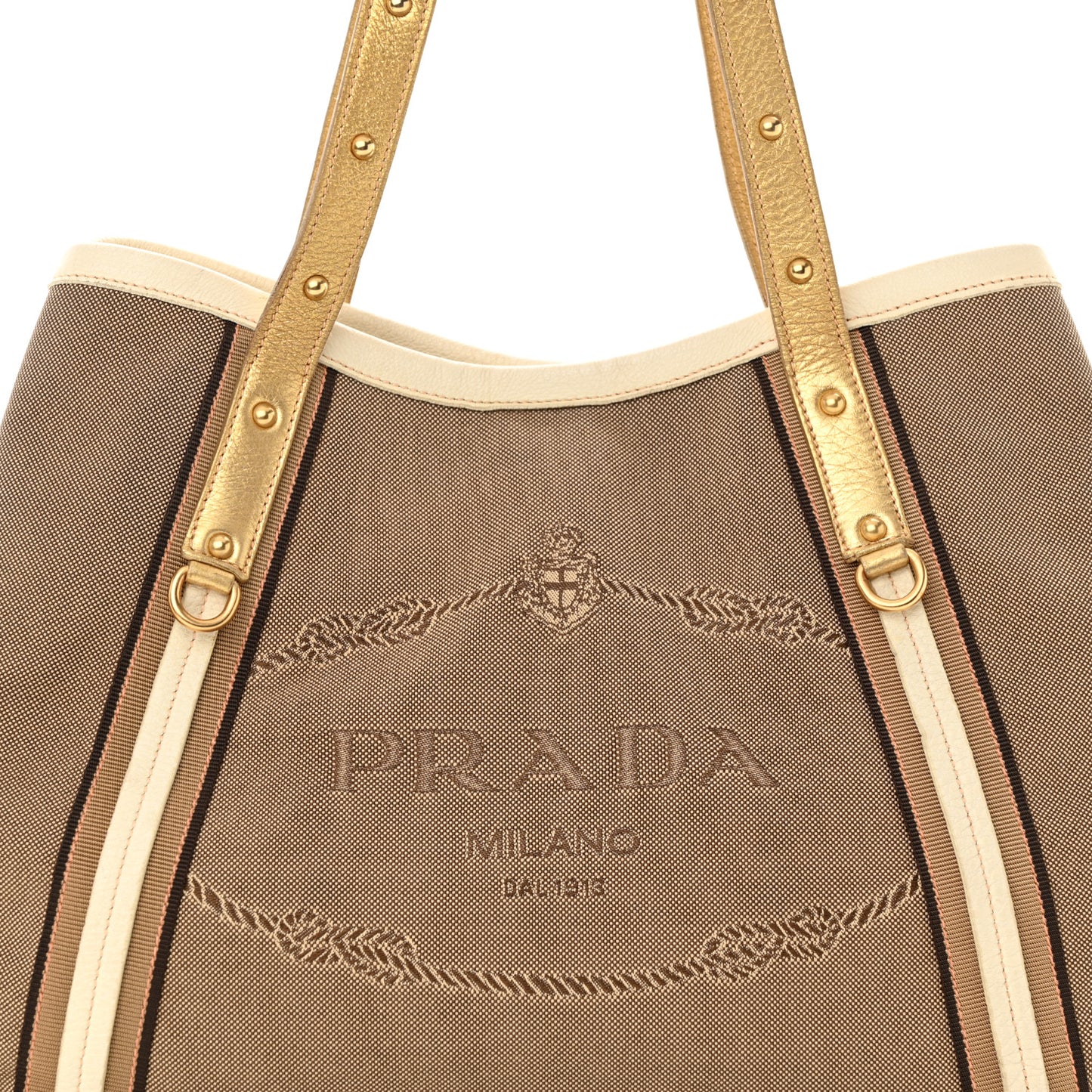Jacquard Logo Tote Corda