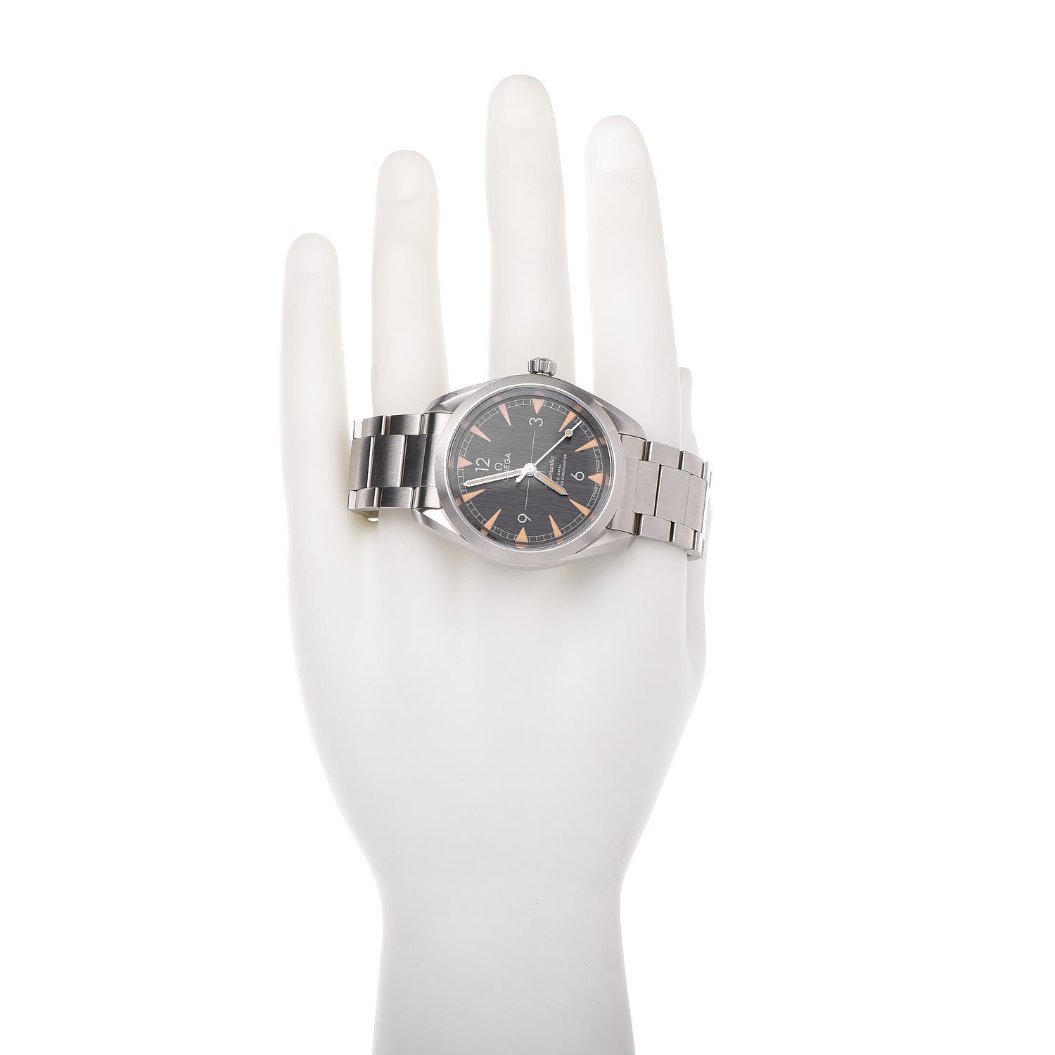 Omega Stainless Steel 40mm Railmaster Co-Axial Chronometer Automatic Watch Black 220.10.40.20.01.001 2 of 7