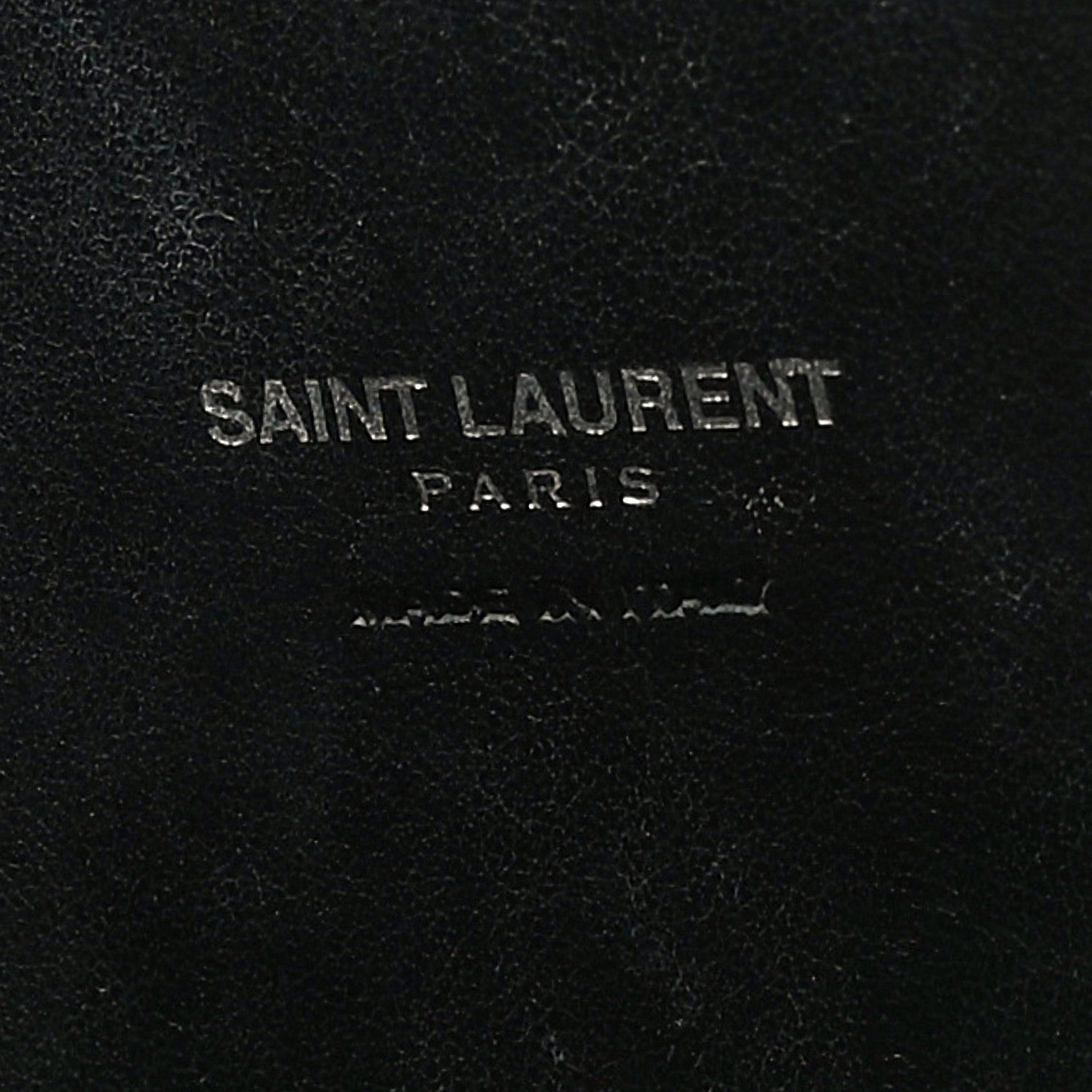 Saint Laurent Calfskin Crocodile Embossed Baby Sac De Jour Black 5 of 9