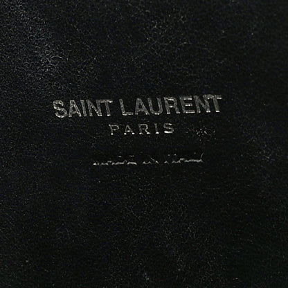 Saint Laurent Calfskin Crocodile Embossed Baby Sac De Jour Black 5 of 9