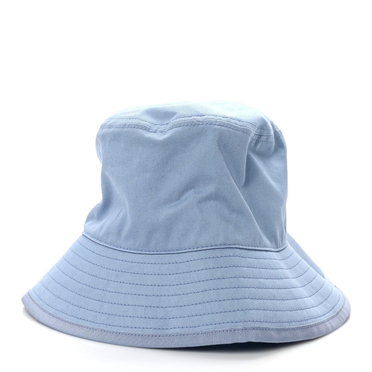 Gucci Cotton Logo Cabris Bucket Hat L Porcelain Light Blue 5 of 9