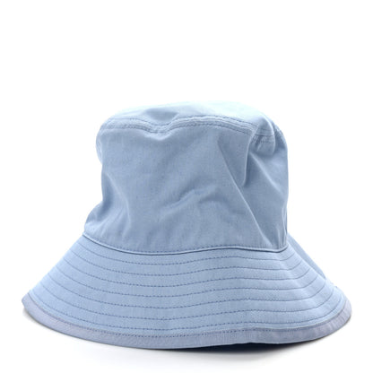 Gucci Cotton Logo Cabris Bucket Hat L Porcelain Light Blue 5 of 9