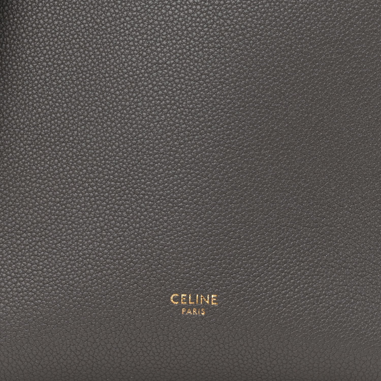 Celine Soft Grained Calfskin Small Sangle Bucket Bag Kohl 8 of 12