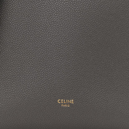 Celine Soft Grained Calfskin Small Sangle Bucket Bag Kohl 8 of 12