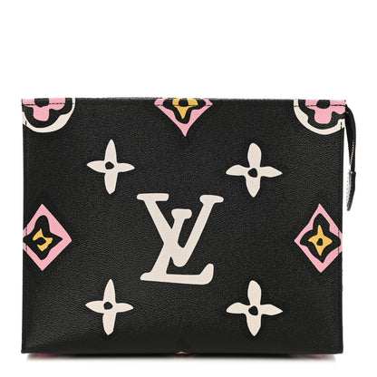 Louis Vuitton Monogram Giant Wild At Heart Toiletry Pouch 26 Black 1 of 7