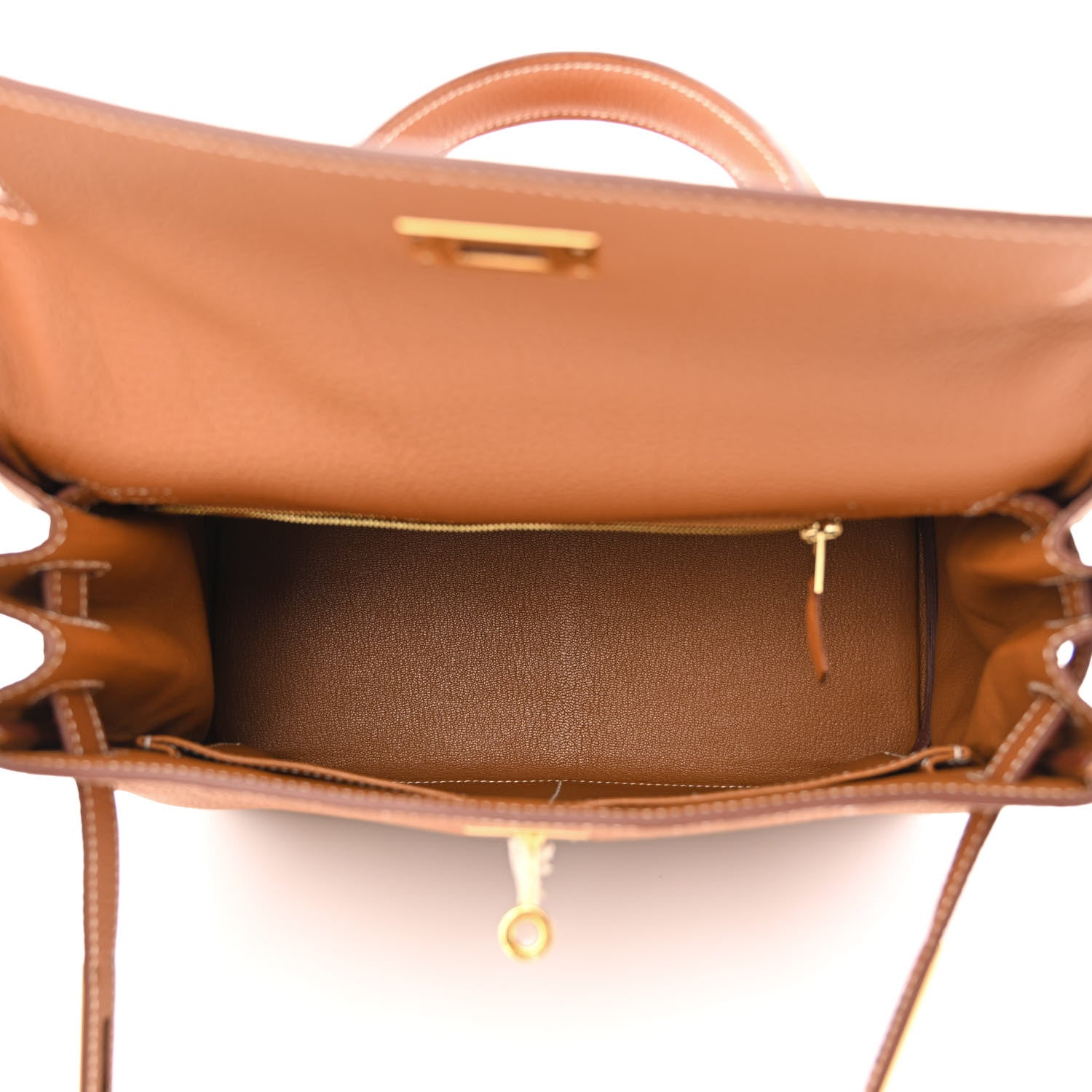 Hermes Togo Kelly Retourne 28 Gold 5 of 11