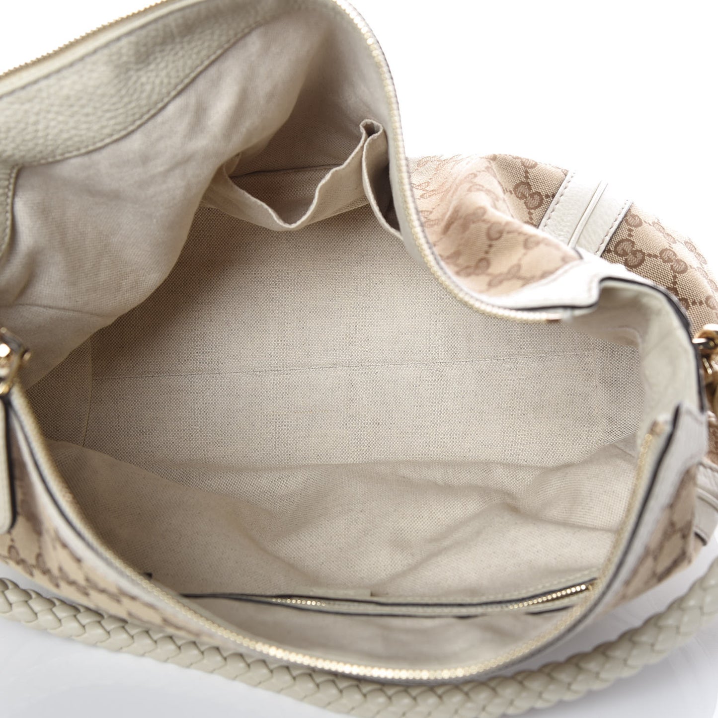 Monogram Medium Bella Hobo Off White