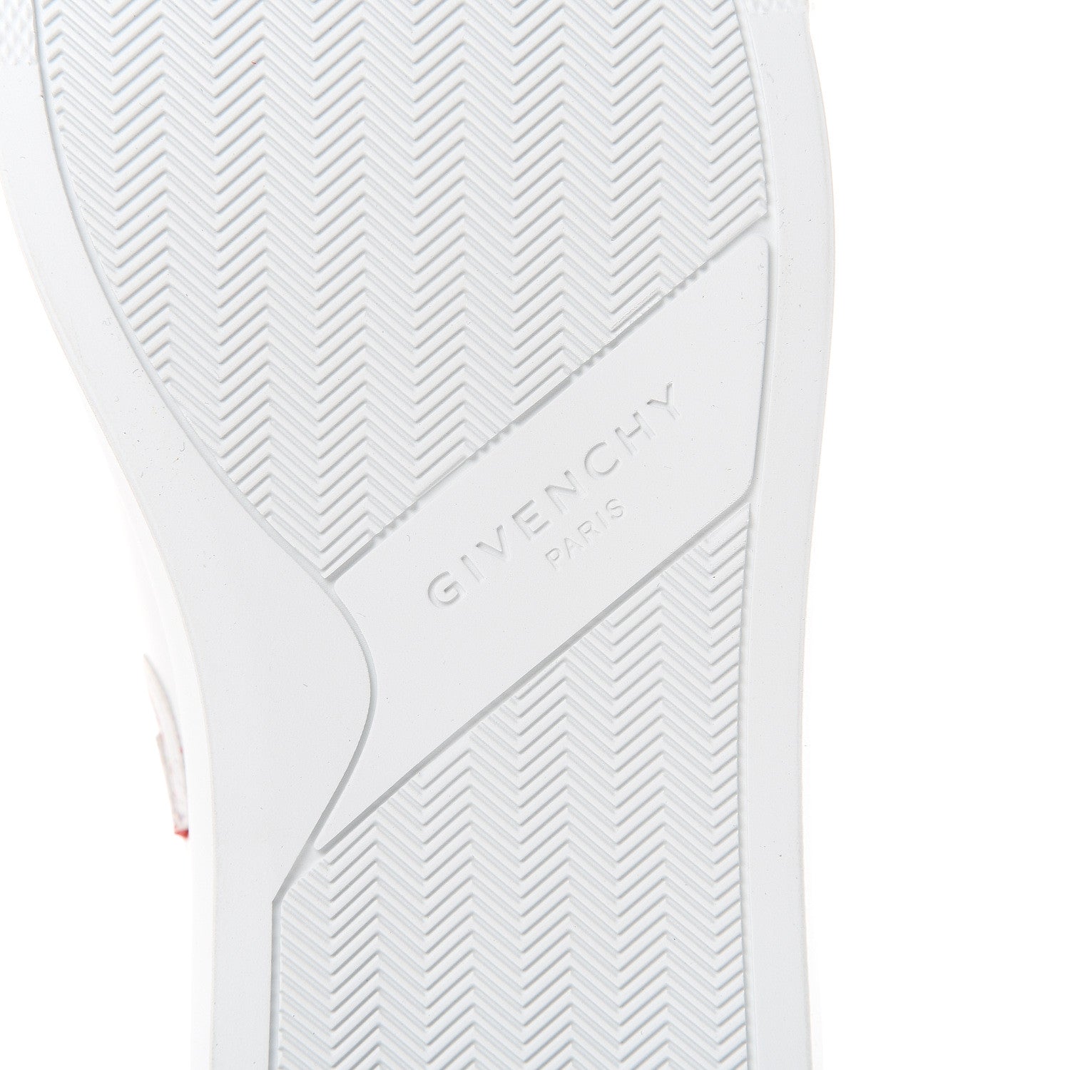 Givenchy Calfskin Reverse Logo Womens Urban Street Sneakers 35.5 White Red 7 of 11