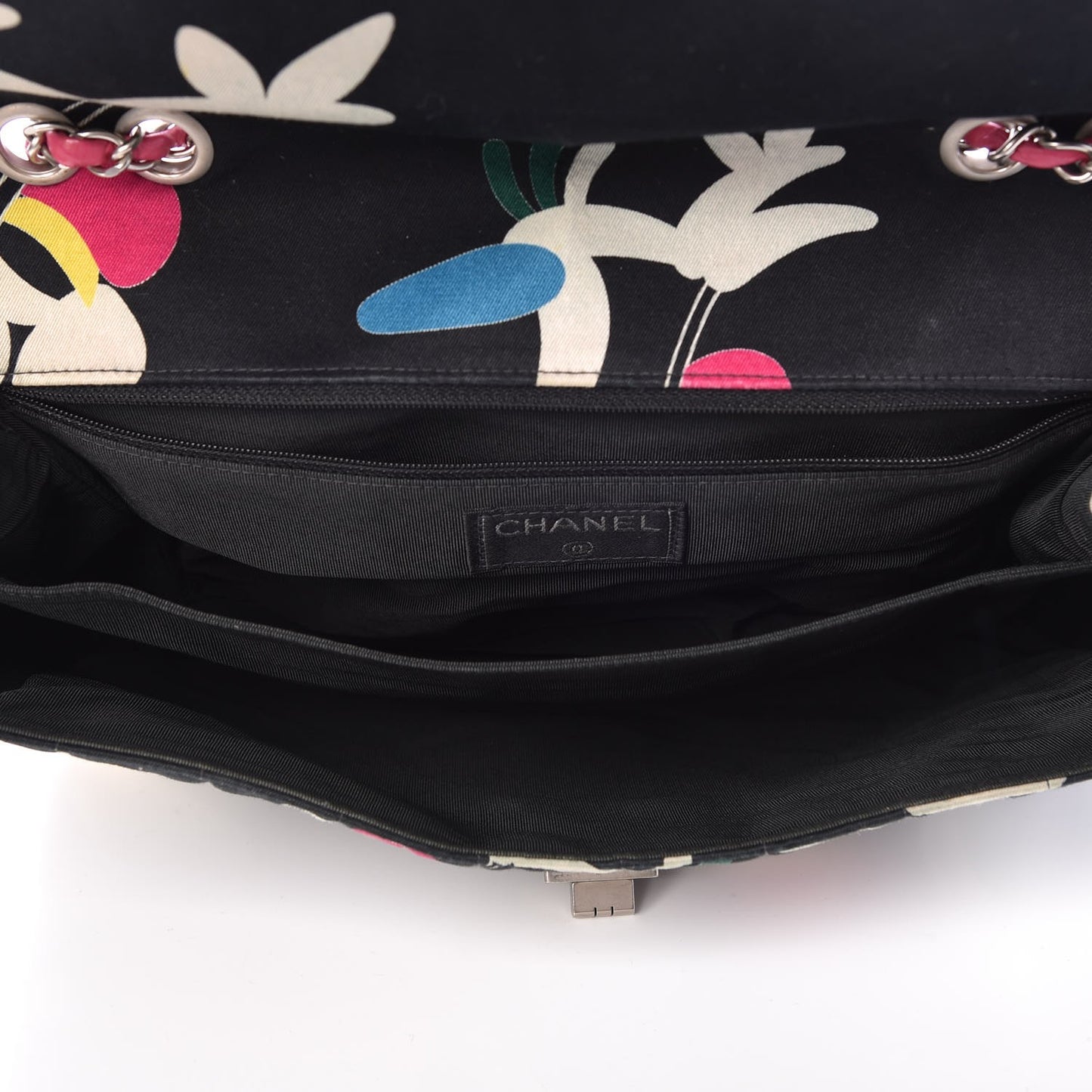 Canvas Chocolate Bar Quilted Flap Multicolor