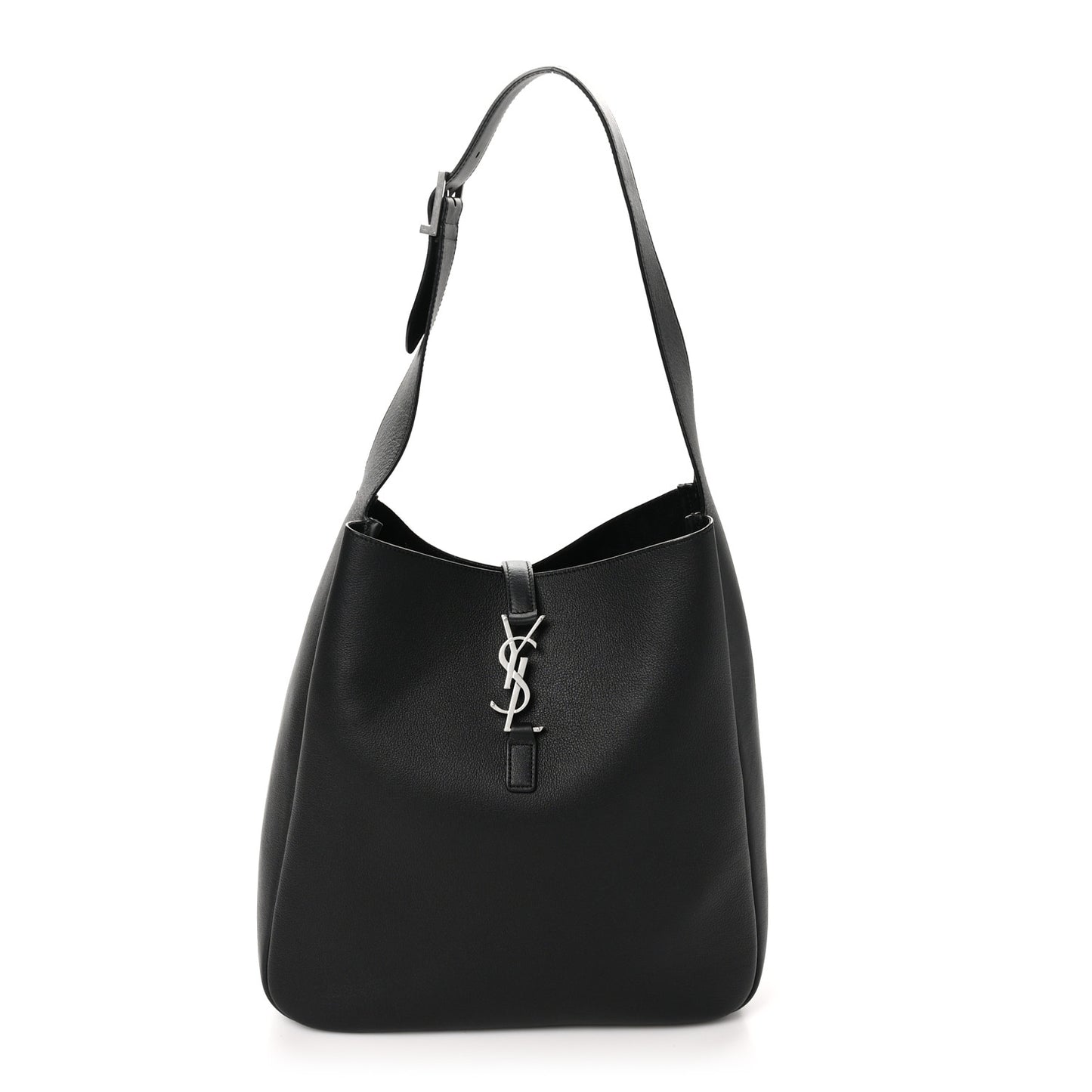 Smooth Calfskin Large Le 5 A 7 Soft Hobo Black
