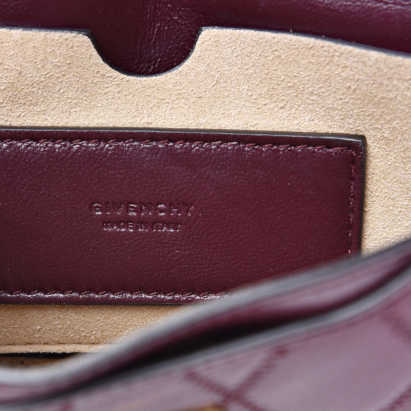 Goatskin Quilted GV3 Mini Pocket Convertible Bag Aubergine
