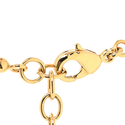 Christian Dior Pearl D Necklace Gold 4 of 5