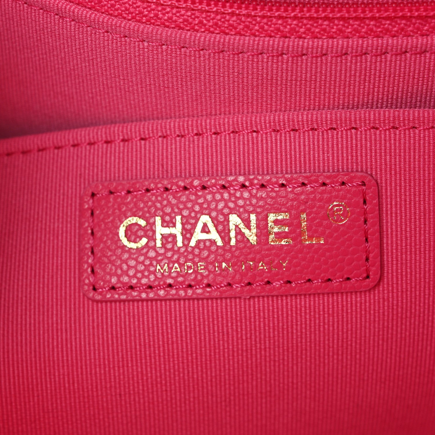 Chanel Caviar Quilted XXL Travel Flap Bag Dark Pink 6 of 12