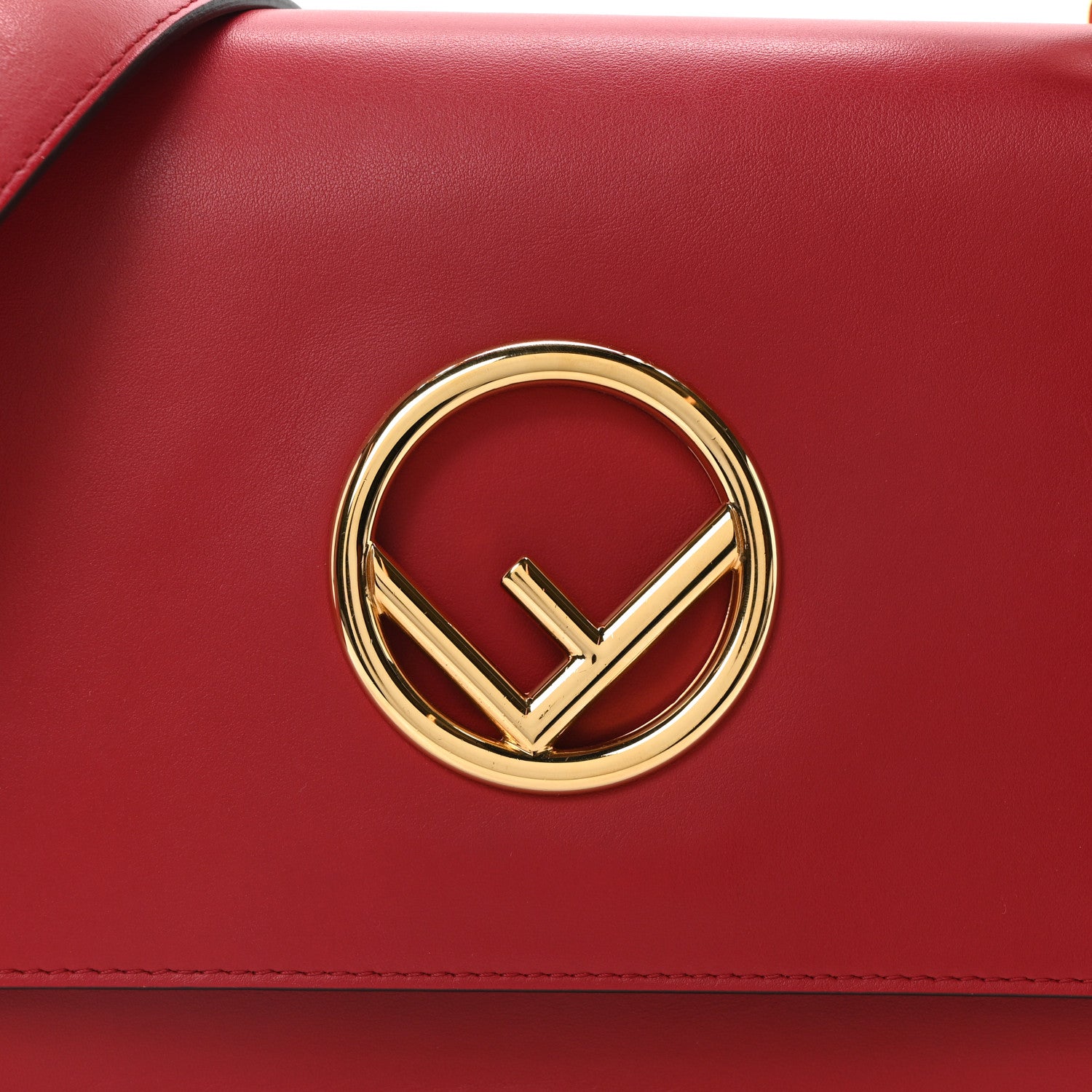 Fendi Vitello Century Opaco F is Fendi Kan I Shoulder Fragola 8 of 10