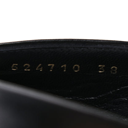Balenciaga Goatskin Pointed Toe Knife Mules 38 Black 8 of 8