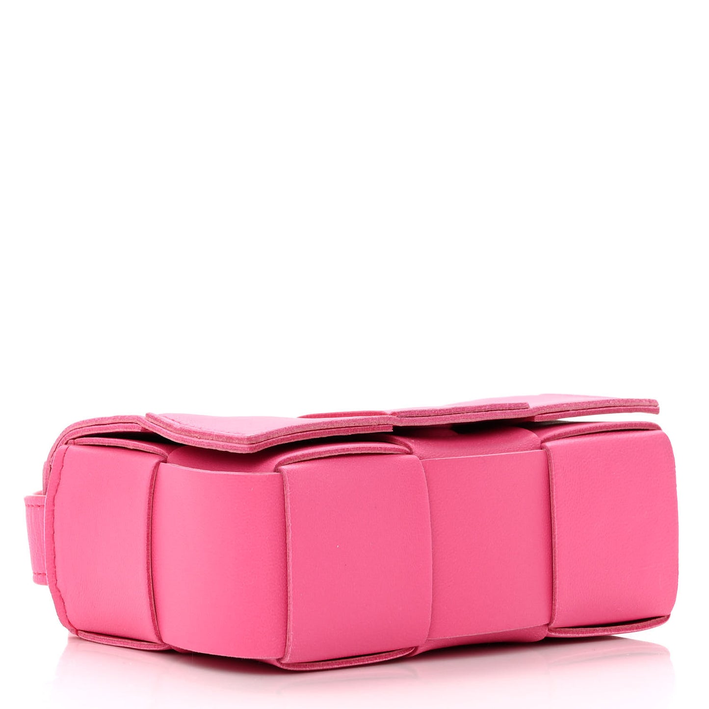 Lambskin Maxi Intrecciato Extra Mini Cassette Crossbody Bag Bon Bon