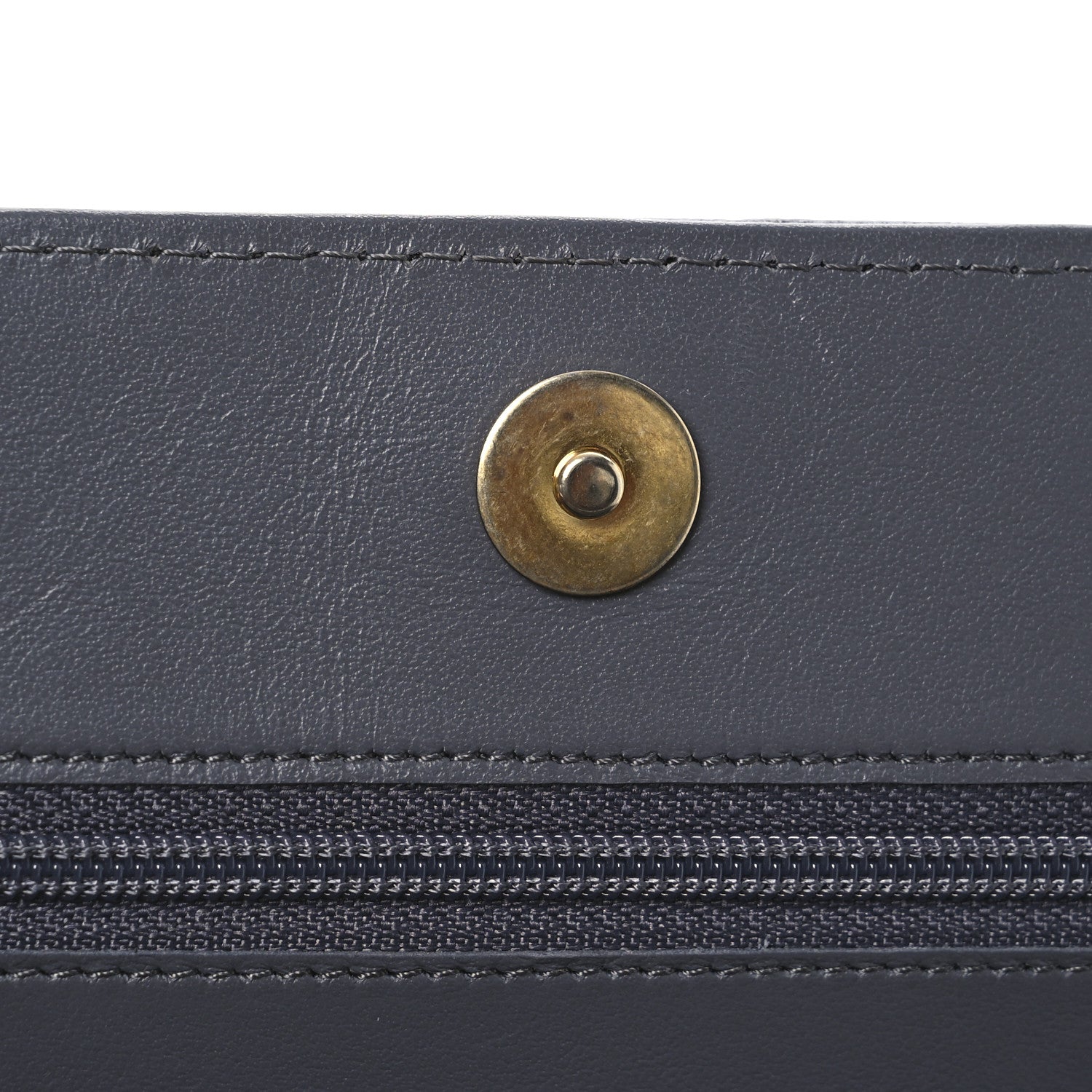 Chanel Caviar Quilted Boy Wallet On Chain WOC Grey 11 of 11