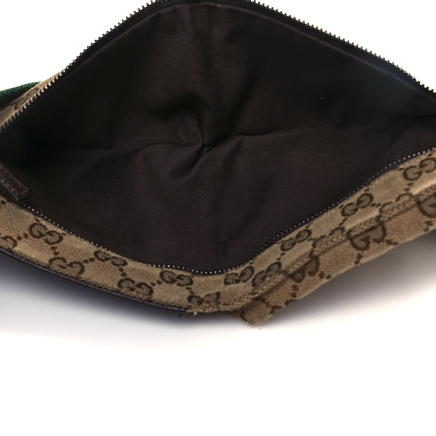 Gucci Monogram Web Belt Bag Dark Brown 4 of 12