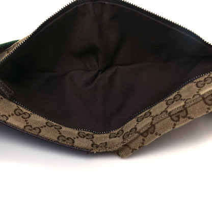 Gucci Monogram Web Belt Bag Dark Brown 4 of 12