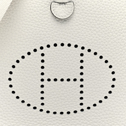 Hermes Taurillon Clemence Amazone Evelyne TPM New White 8 of 11