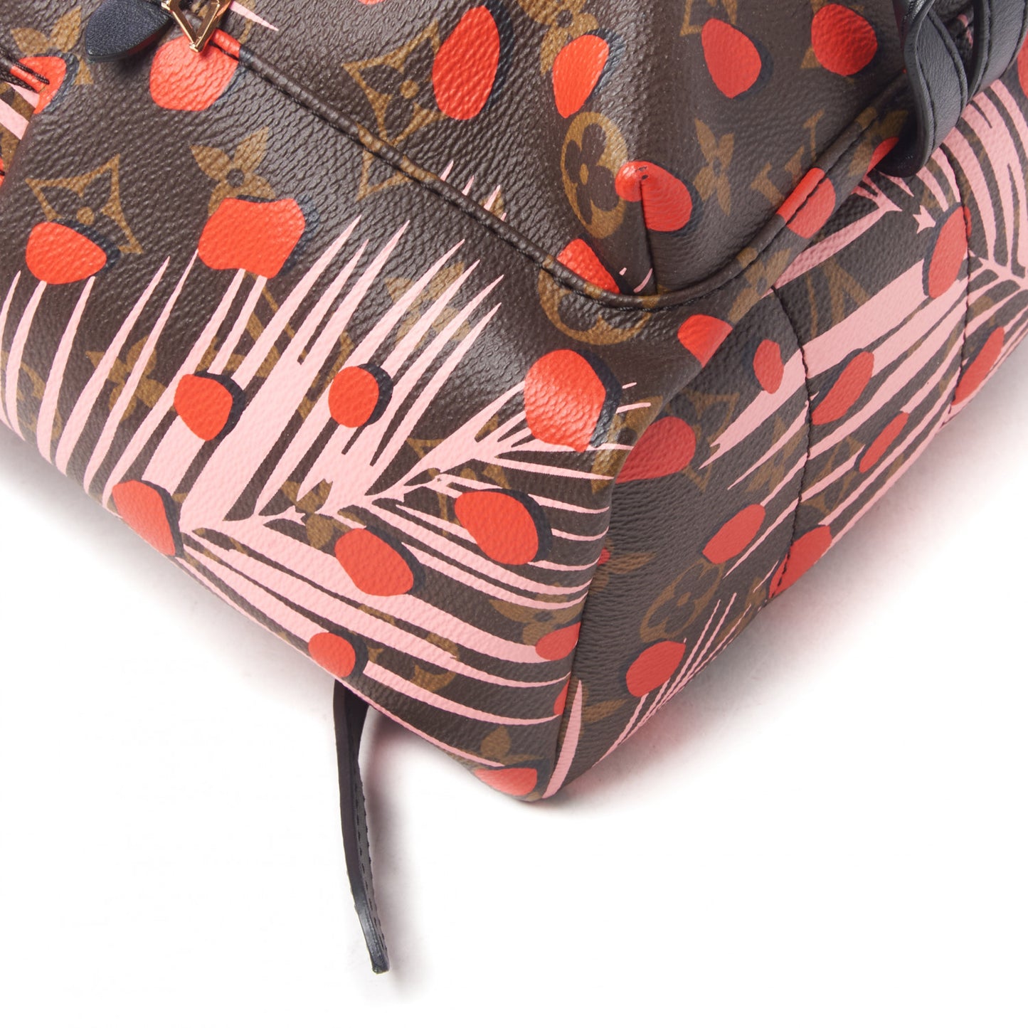Monogram Jungle Dots Palm Springs Backpack PM Sugar Pink Poppy