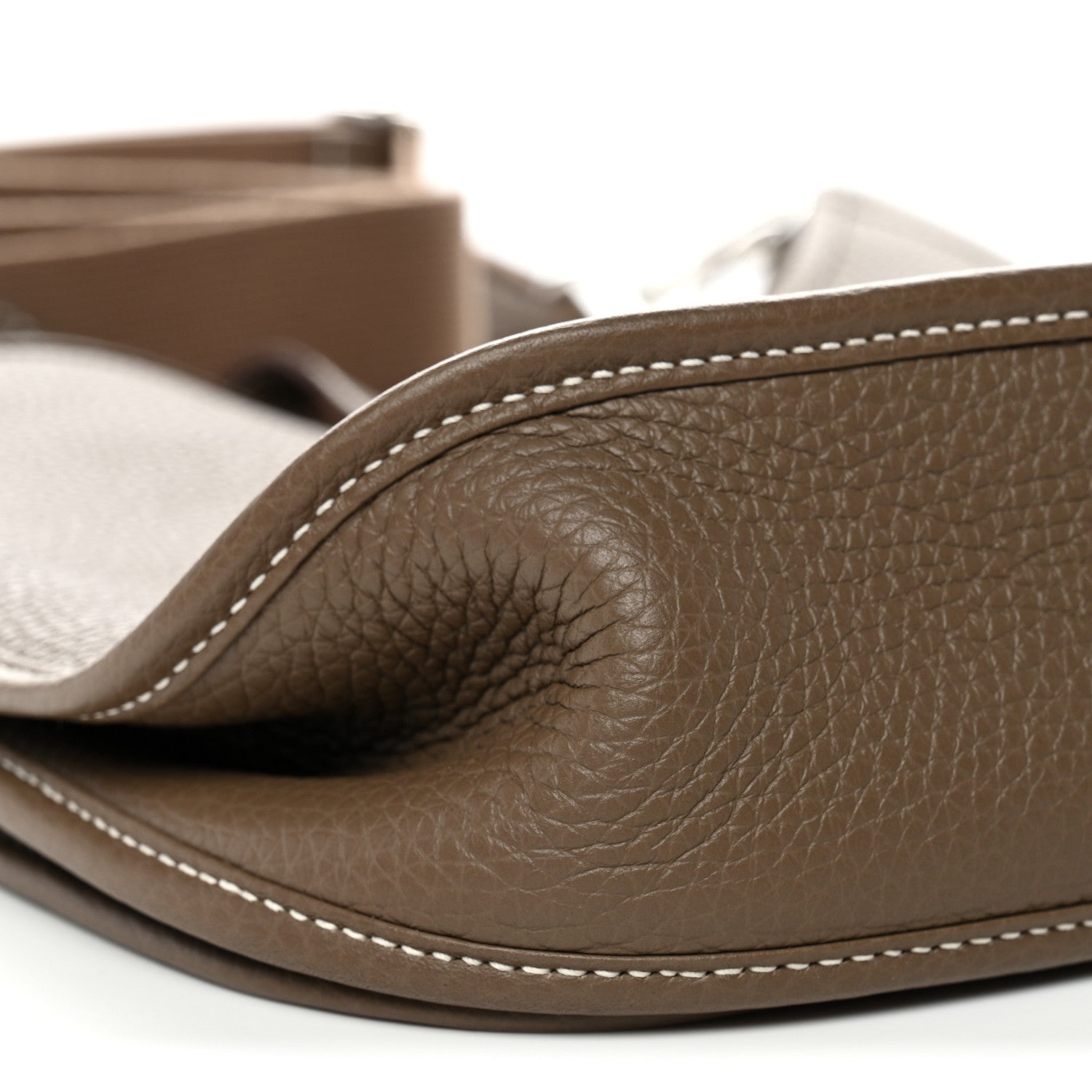 Hermes Taurillon Clemence Evelyne III PM Etoupe 9 of 11