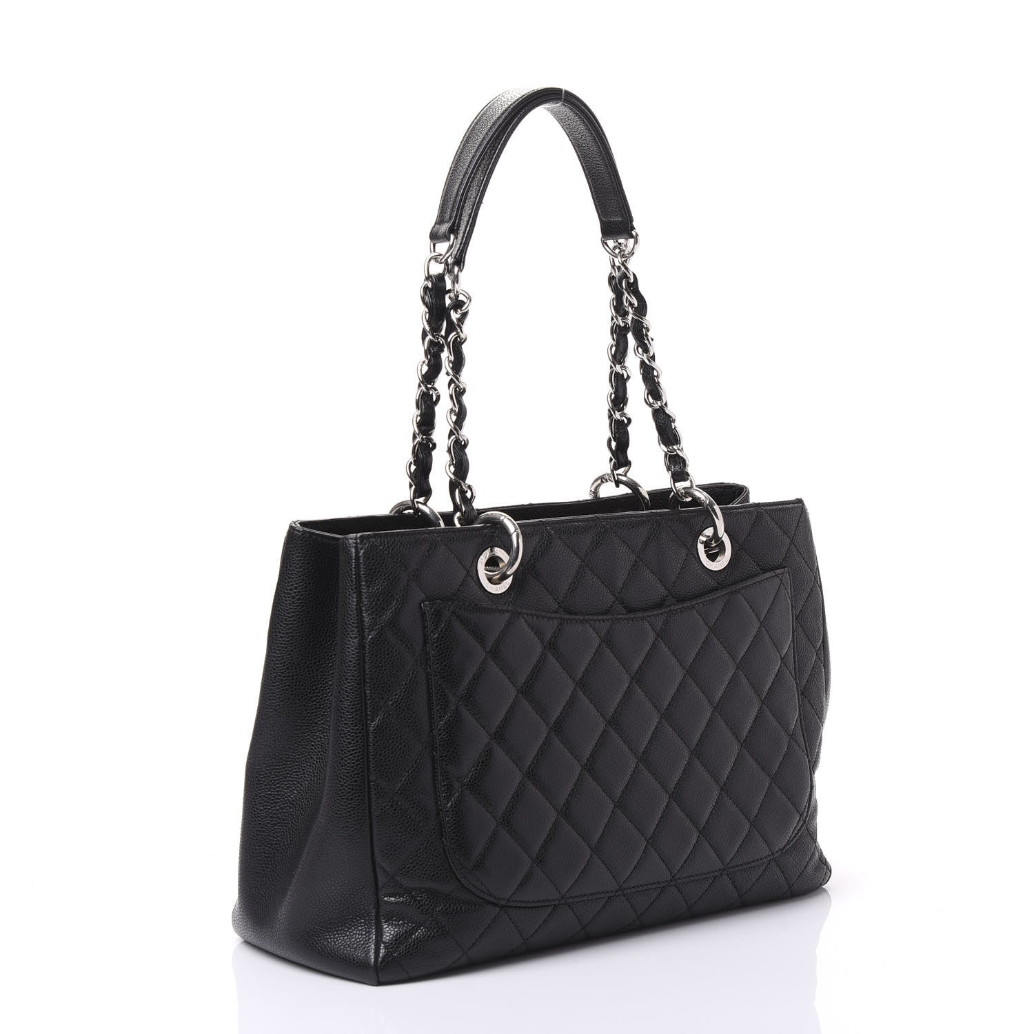 Chanel Caviar Quilted Grand Shopping Tote GST Black 2 of 11