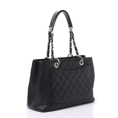 Chanel Caviar Quilted Grand Shopping Tote GST Black 2 of 11