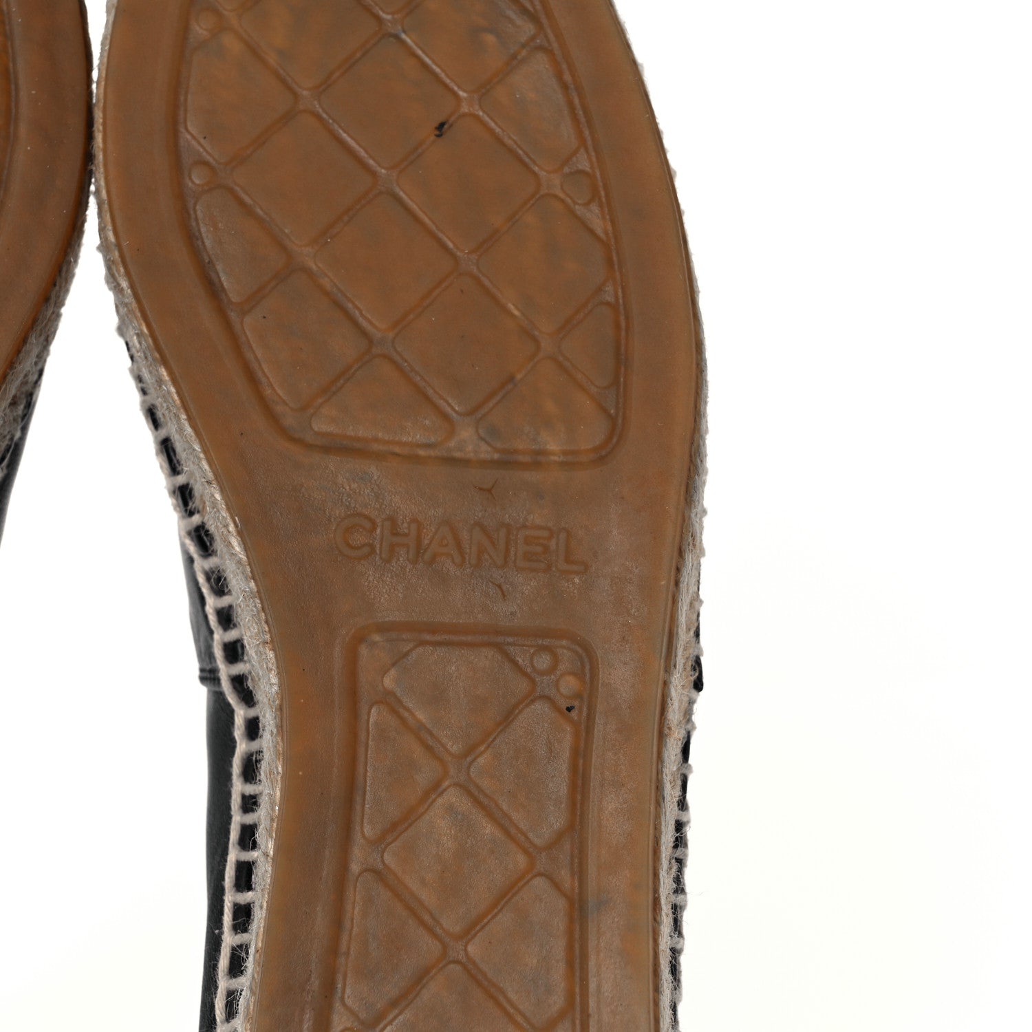 Chanel Lambskin CC Espadrilles 39 Black 6 of 10