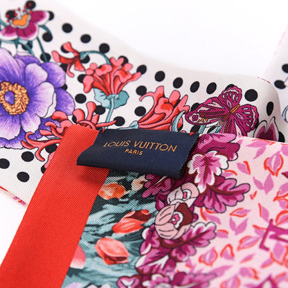Louis Vuitton Silk Louis In The Garden Bandeau Fuchsia 2 of 3